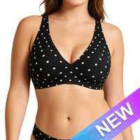 Black polka dot